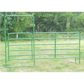 Round Tube Metal Farm Fencing